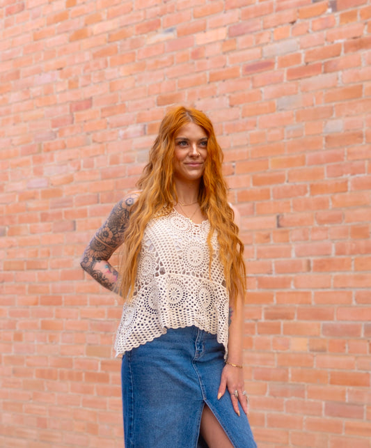 Crochet Sleeveless Top