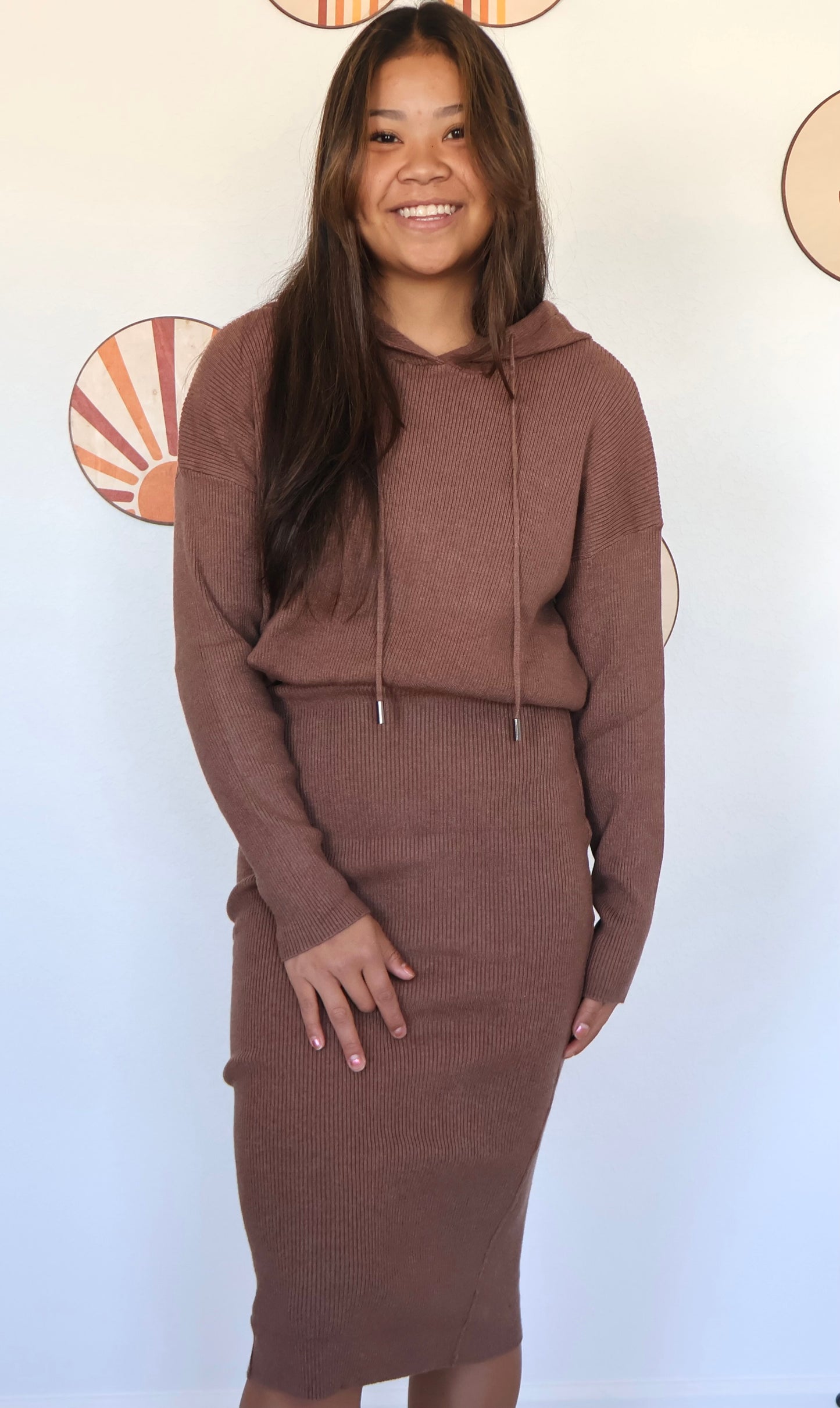 Sweater Hoodie Dress