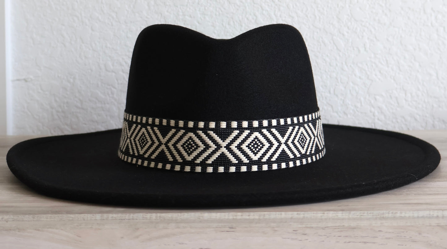 Black Fedora Hat